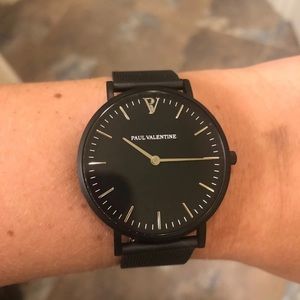 Paul Valentine 36 mm women’s black watch